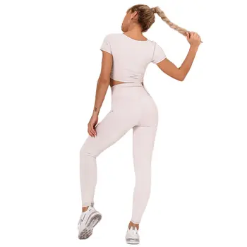 #353 to delt sæt kvinder Elastisk Kompression Leggings Udskrivning af Blomster, der Kører Jogger Fitness Workout Tøj luksus designer