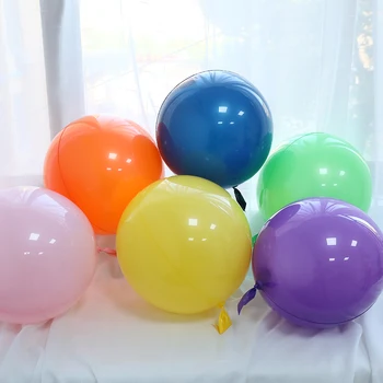 5 Stk 18inch Macaron balloner Fødselsdag, Bryllup, Ferie, Fest Dekoration Krans Tilbehør til Ferie Fest Dekoration af Forbrugsstoffer