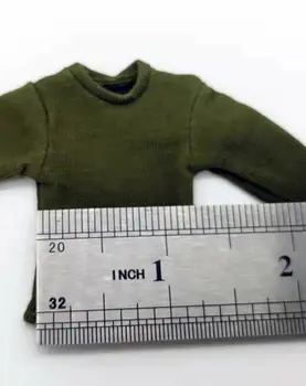 Army Grøn 1/12 Scale langærmet T-shirt Model til 6