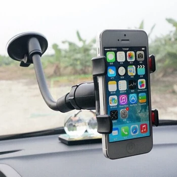 Bil telefonholder, der er Holdbare Kompakt holder med sugekop til Bilen GPS-navigator beslag Mystiker phone clip sort Telefon Holder