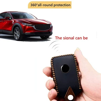 Bil vigtig Sag Protector Fjernbetjening Smart Key Case Taske til Mazda