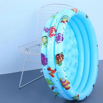 Børn, Oppustelige Pool Med Fod Pumpe Offentlig Børn Bassin Badekar Kids Baby Pool Swimming Pool Til Sommer Kids Spil Toy