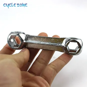Cykel Reparation Værktøj Holdbar Dog Bone Form Mini Sekskantede Skruenøgle Huller Zink Legering 6-15 mm 10 i 1 Drejningsmoment Cykling Skruenøgle håndværktøj
