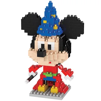 Disney Mickey Mouse Diamant byggesten Donald Duck 3d-Model Mus Klassiske Tegnefilm Samle Mursten Tal Legetøj For Børn