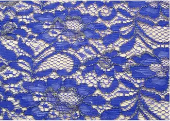 Engros 5yard/masse strikket blonde stof stereoskopisk vandopløselige lace lace trim silke Brokade lace fabrics Strik stof