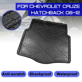 For Chevrolet CRUZE Hatchback 2008 2009 2010 2011 2012 Bil gulvmåtte Tæppe Bag Kuffert Anti-mudder Dækning