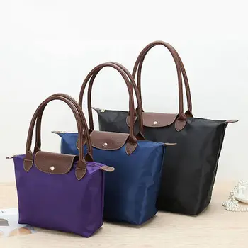Kvinder Shoulder Taske Mode Foldable Shopping Bags Taske Vandtæt Folde Storage Pack For Kvinder, Kvindelige Stranden Tote