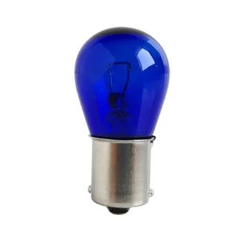 Naturlige Blue Amber Glas Lamper S25 T10 T15 T20 Høj Lysstyrke Køretøjets Blinklys Pærer Sidemarkeringslys Pære