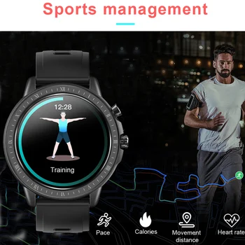 NY Smart Ur Mænd Rundt Skærm Fitness Sport Smart Ur Kvinder Sover pulsmåler Smartwatch Til Xiaomi Android Apple