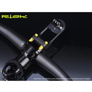 RISIKO Titanium Legering Cykel Computer Holder Skruer Udvidet Fastsættelse Skrue Sæt Cykel Stamceller Forlængelse Beslag, Bolte M5X40mm