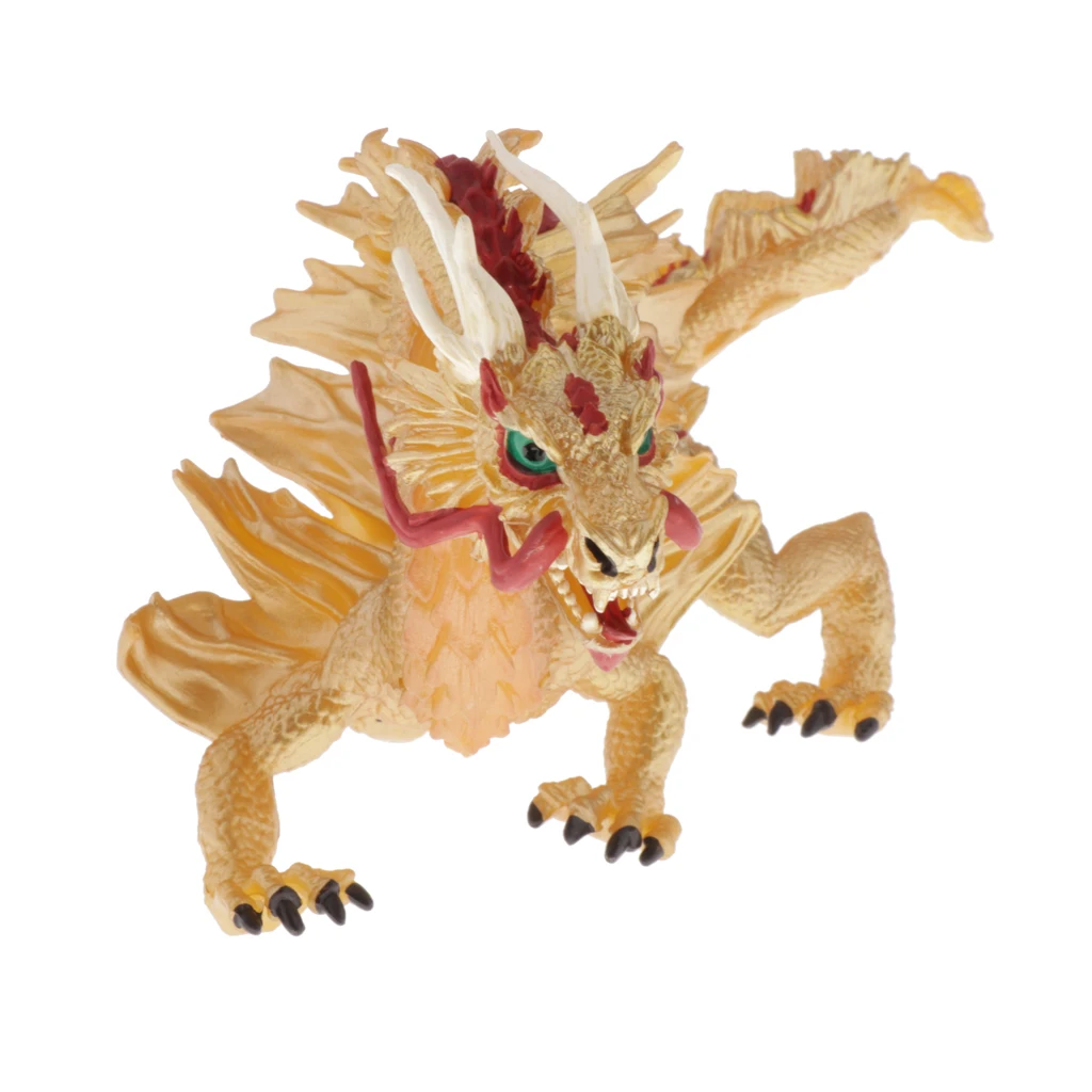 Tilbud Mini dyr legetøj sætte realistiske dragon figur heldige dyr model toy \ andre > Bidsted.dk