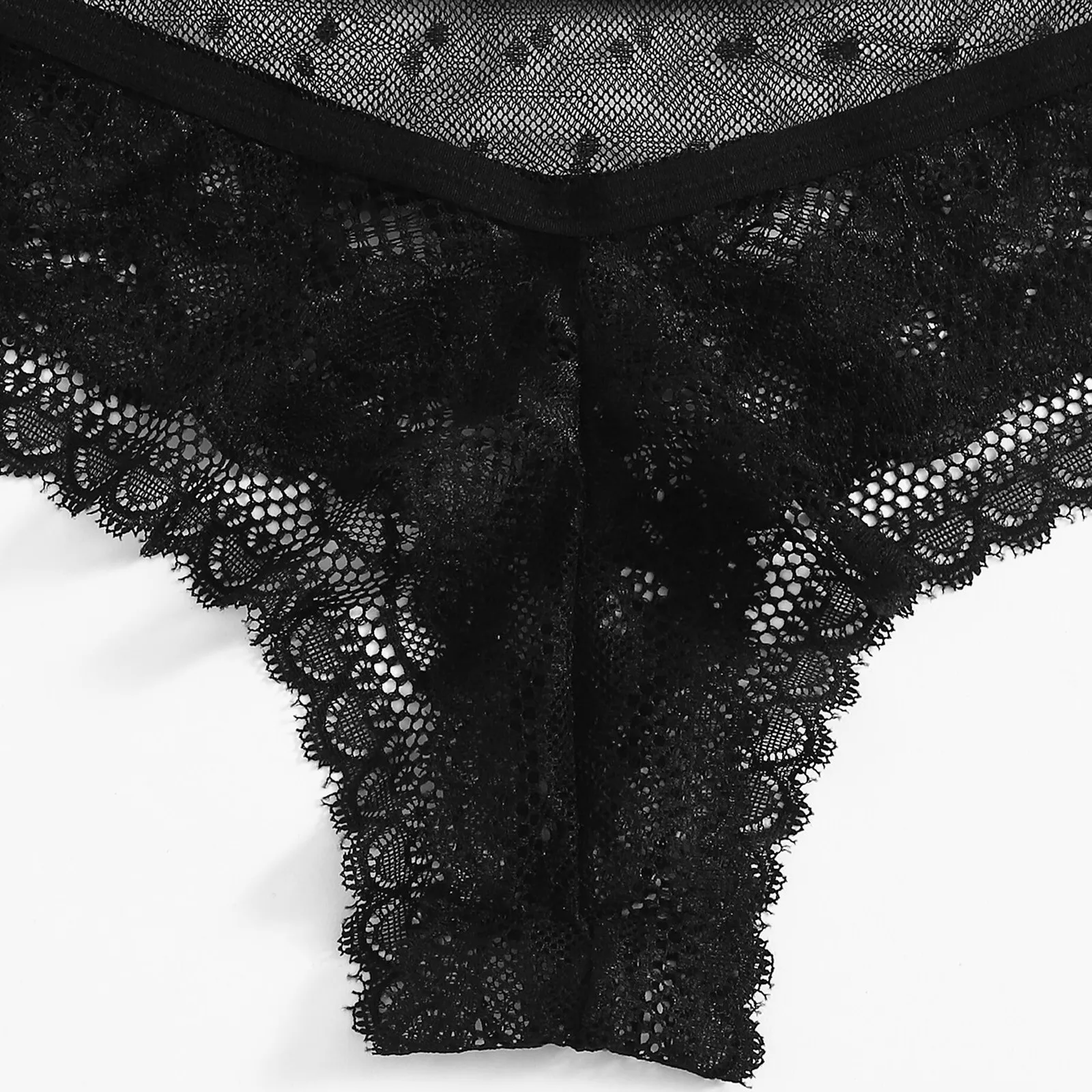Tilbud Mode sexet lingeri lace cup bh sæt til kvinder, åndbart undertøj solid farve bralette sæt \ andre > Bidsted.dk