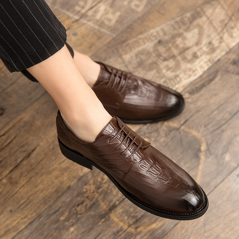 Tilbud Plus størrelse -47 sko mænd oprindelige mænds klassiske festtøj luksus sko mænds oxford italienske mærke mænds formelle \ Mænds Sko > Bidsted.dk