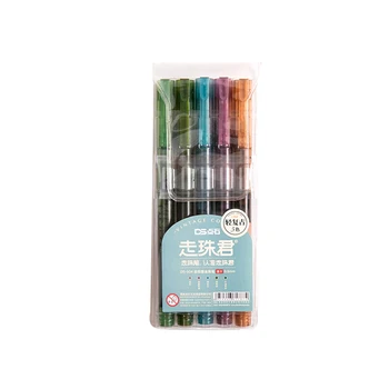 0,5 mm Farve Straight Gel Pen Hånd Konto Pen Quick-tørring Studerende Retro Farve Signatur Pen,Papir Gave Kontor Skole