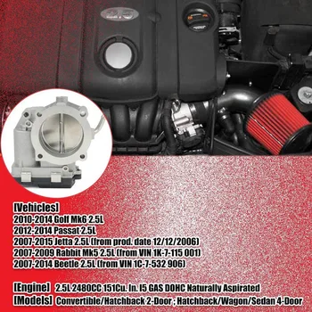 07K133062A Throttle Krop Forsamling med TPS Sensor for Jetta Golf MK6 Beetle Passat Kanin MK5 2,5 L 2007-