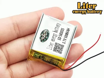 1/2/4stk Levering Polymer Lithium Batteri 503035 500mah 3,7 V Lithium-Li-Po Batterier Med PCB Board Beskyttende