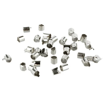 1,5 mm Mix Sølv/Forgyldt Rør Crimp Beads til Smykker at Gøre(Om 1000pcs)