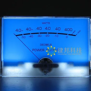 1-7pcs TN-105 Klassiske McIntosh Søen Vand Blå VU-Meter DB-Rør Forstærker Power Udledning Hjemme Foran Scenen Audio Power-Baggrundsbelysning