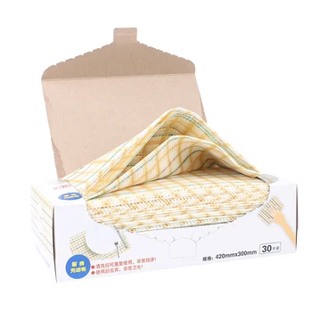 1 Pakke Praktiske Klude til at Tørre Klud Køkken Disponible Ikke-vævet Klud Håndklæder Øko-Venligt rengøringsklude