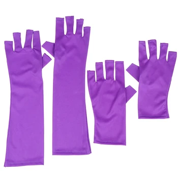 1 Par Anti UV-Stråling Beskyttelse Handsker UV-Beskyttelse Handske Nail Art Gel Anti UV-Handske UV-LED-Lampe Søm Tørretumbler Lys Også