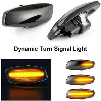 1 Par Dynamisk LED Side Indikator Repeater Blinker Lyset Passer til Peugeot 207 308 3008 5008 RCZ Citroen 6325G5 6325G6