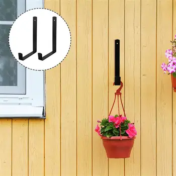 1 Par Kreative Stilfulde Flower Pot Balkon Beslag Plantageejer Holder til Hjemme-Balkon