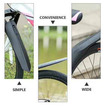 1 Par Universal Cykel Skærme Udendørs Mudder Vagt En Del Cykel