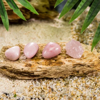 1 stk rosakvarts Naturlig Krystal Uregelmæssige Rutilated Kvarts Rå Rock Sten Reiki Healing Pink Opal Krystaller Hjem Dekoration