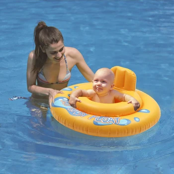 1 Stykke Runde Sommer kids baby Flyde, Svømme pool 2 cirkler Hule Svømme Sæde Ring Tegnefilm Float swimmingpool
