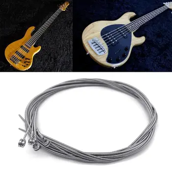 1 sæt Bass Strings Stål Ledningen til 4 Strenge til Elektrisk Bas Guitar Dele, Tilbehør til musikinstrumenter (044-100)