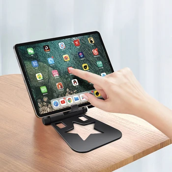 1 Sæt Universal Sammenklappelig Mount Phone Holder Bordholderen, Desktop Parentes Tablet Står Smartphone Support, 360 Graders Justerbar