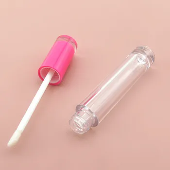 10/30/50/100pcs 5ml Lip Gloss Rør Klare Tomme Lip Glaze Flaske Pink,Rød Cap DIY-Genopfyldelige Kosmetik Pakning af Container