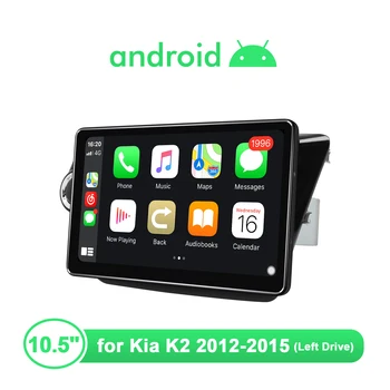 10.5 Tommer Bil Radio Afspiller 1280*720 Støtte Rat Kontrol/GPS Naviagtion Android 10,0 Til Kia K2 2012-(Venstre Kørsel)