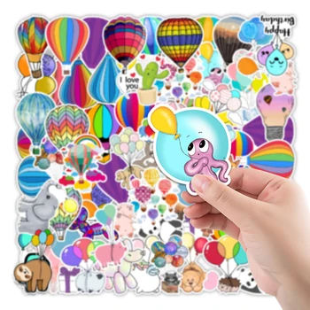 10/50 Stk/masse Varm Luft Ballon Cartoon Animal Pet Søde Klistermærke Til Sag Decals Skateboard Vogn Børn Bagage Bærbar Hjelm