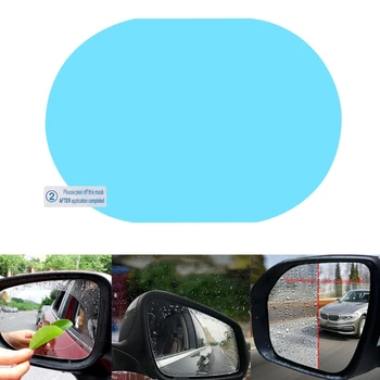 10 Stk Car Rear View Mirror, Regntæt Film Anti-Fog Klar Beskyttende Mærkat Anti-Ridse Vandtæt Spejl Window Film