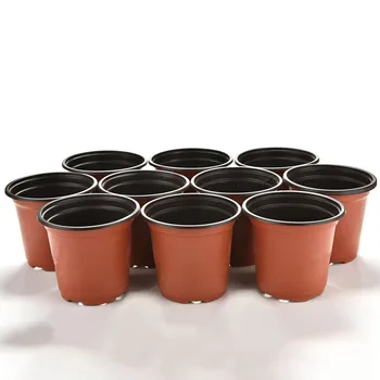10 Stk/sæt Letvægts Plast Anlæg Urtepotter Planteskole-Planter Flower Pot Plante Container Frø Starter Potter