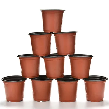 10 Stk/sæt Letvægts Plast Anlæg Urtepotter Planteskole-Planter Flower Pot Plante Container Frø Starter Potter