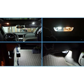 10 Stk Universal Car Hvid LED T10 194 168 W5W Interiør Kort Dome Kuffert Nummerplade Lys Pærer