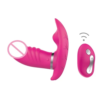 10-Tilstand Trådløs Fjernbetjening Vibrator med USB Opladning sexlegetøj til Kvinde Silikone Dildo Anal Vibratorer G-spot Vibrator Wearable