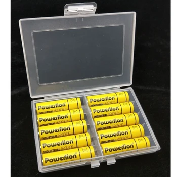 10 x Hård Plast Holder opbevaringsboks til Genopladelige AA eller AAA Batterier