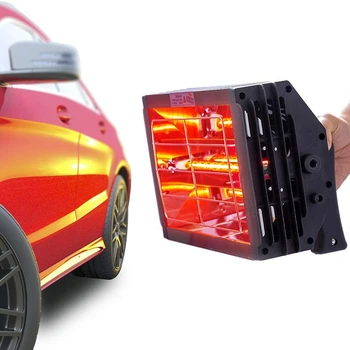 1000W Håndholdte Car Spray Maling Lampe Sol Film Test Lampe Kortbølget Infrarød Tørring Varme Maling Lampe EU Stik