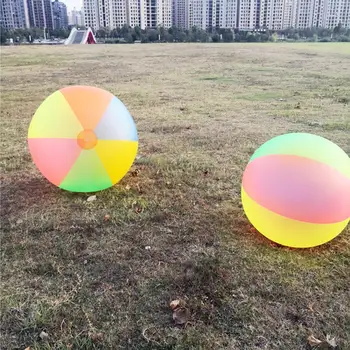100cm Rainbow PVC Oppustelige Børn, Beach Ball Swimmingpool Udendørs Spil Toy