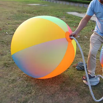 100cm Rainbow PVC Oppustelige Børn, Beach Ball Swimmingpool Udendørs Spil Toy