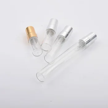 100pcs 2 ml 3ml 5 ml 10 ml Glas Forstøver Flaske Genopfyldning Farverig Aluminium cap-Spray Parfume Flaske Rejse Flasker Container