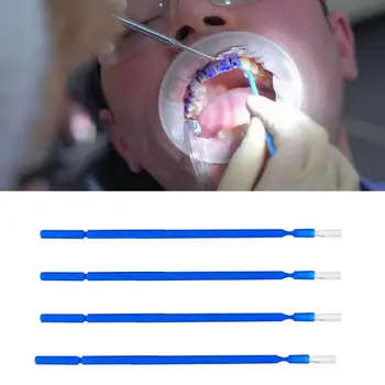 100Pcs/Box Micro Applikatorer Bøjelig Multi-purpose Disponibel Micro Børste til Oral Pleje Dental Fleksibel Børste Tænder Kridtning