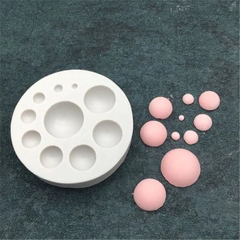 100pcs Engros fødevaregodkendt materiale Bolden Form Silikone Formen 3D Hånd Lavet Pop Kreative Chokolade Skimmel Part Kage Dekoration