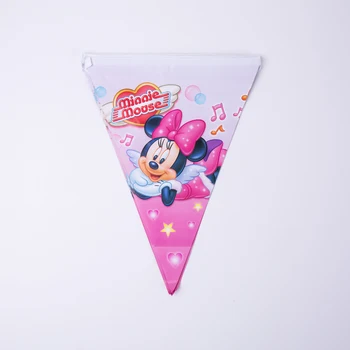 104Pcs Disney Red Minnie Mouse engangsservice Børn Drenge Fødselsdag Dekoration Papir Plade+Kop+Tørklæde+Sugerør Forsyninger