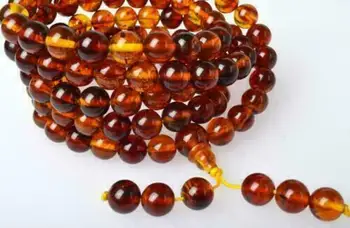 108 perler 10mm Østersøen udsøgt og high-end naturlige te amber bracelet