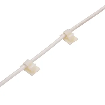 10STK 13mm Selvklæbende Hvid Ledning Kabel-Wire Klip Kabel-Winder