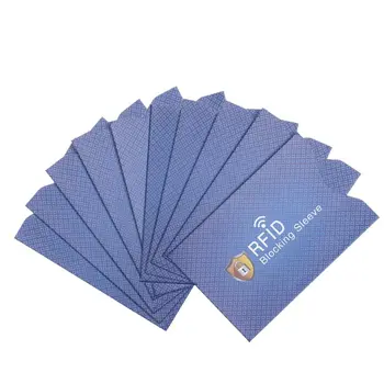 10stk Anti-theft Protection Kortholderen, der Anvendes Til RFID-Kredit Card Protector, adgangskontrol Kortholderen, Kreditkort Holder